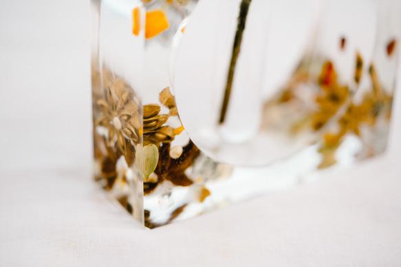 スパイスの一輪挿し  インテリア雑貨  花瓶　フラワーベース  レジン　樹脂　プレゼント 2枚目の画像