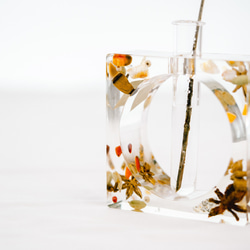 スパイスの一輪挿し  インテリア雑貨  花瓶　フラワーベース  レジン　樹脂　プレゼント 6枚目の画像