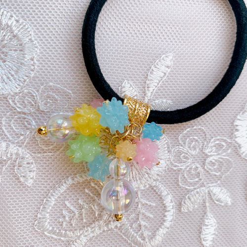 ♢金平糖のキラキラヘアアクセサリー⭐︎Sparkling konpeito