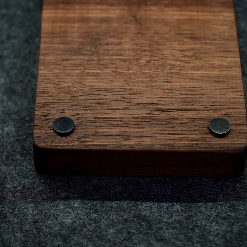 ｳｫﾙﾅｯﾄ無垢材】デスクトレイ 小物入れ3点セット フリーボックス・小物