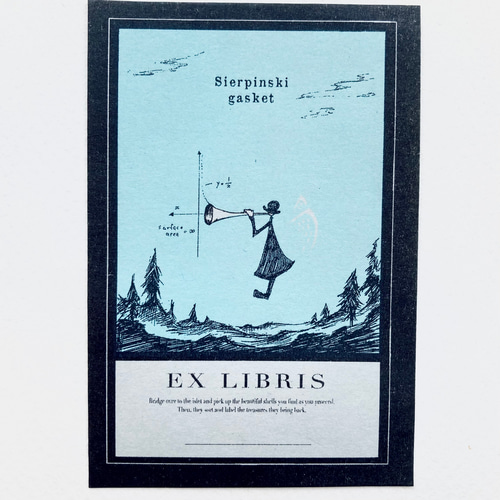 Ex Libris : 幾何学蔵書票 5set シール・ステッカー coca 通販