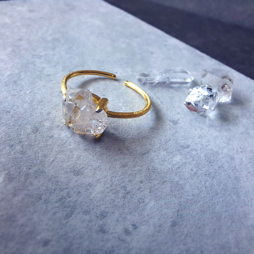 ハーキマーダイヤモンド リング 指輪・リング Nogisu 通販 16563950