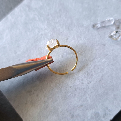 accessoies mau ◆ハーキマーダイヤモンドリング ハーキマーダイヤモンド リング 指輪・リング Nogisu 通販 16563950