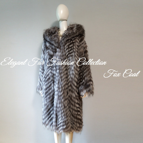 主役オーラが漂う☆セレブリティなシルバーフォックスファーロング