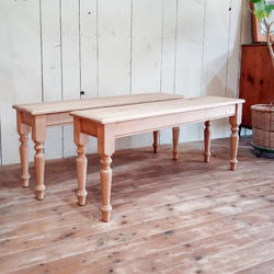 取付無料！おしゃれアンティーク家具 チーク材 天然無垢材ローテーブル ベンチ✨ 取付無料！おしゃれアンティーク家具 チーク材 天然無垢材ローテーブル