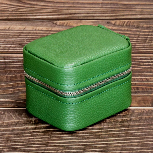 D.D.Leather Watch Box 1本用 グリーン 腕時計 ケース その他