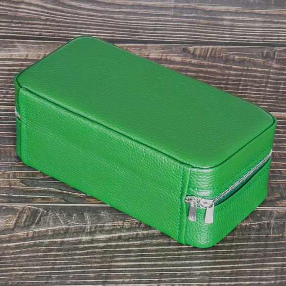 DIBO(ディーボ) Leather Watch Box 3本用 グリーン 腕時計 ケース 