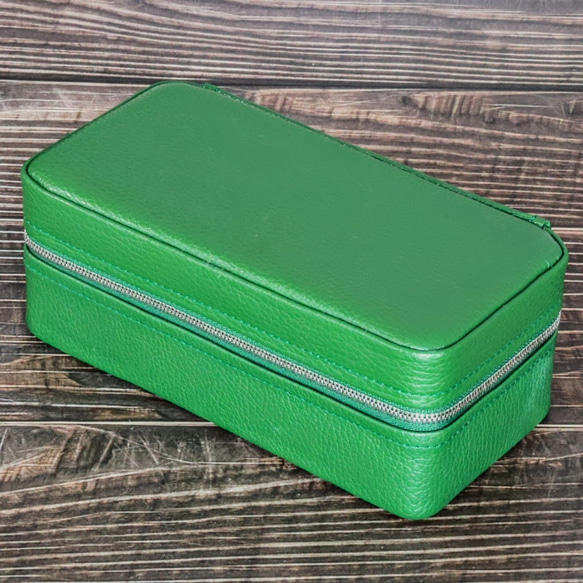 DIBO(ディーボ) Leather Watch Box 3本用 グリーン 腕時計 ケース 