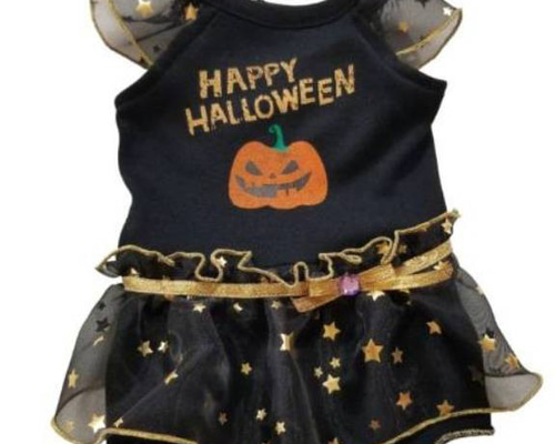 ☆新作・キラキラハロウィンワンピース☆Koguma dress・犬服 ペット服