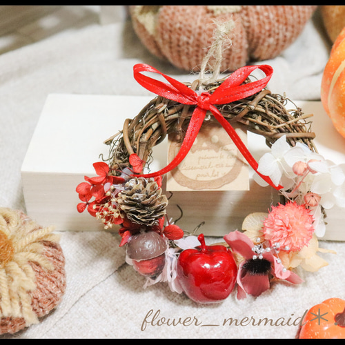 リース ♡ ドライフラワー&プリザーブドフラワー
