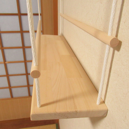 ぬいぐるみ 木製ブランコ型ディスプレイ Lサイズ【受注生産品】 棚