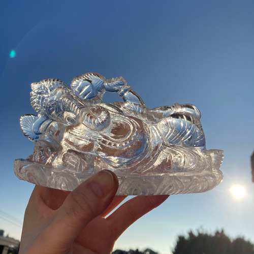 ヒマラヤ水晶ガネーシャ彫刻置物 Amazon.co.jp: ヒマラヤ水晶 ガネーシャ 彫り物 置物 : ホーム