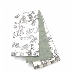 鳥獣戯画　帯 名古屋帯 白 鳥獣戯画 - 東京着物 結鶴