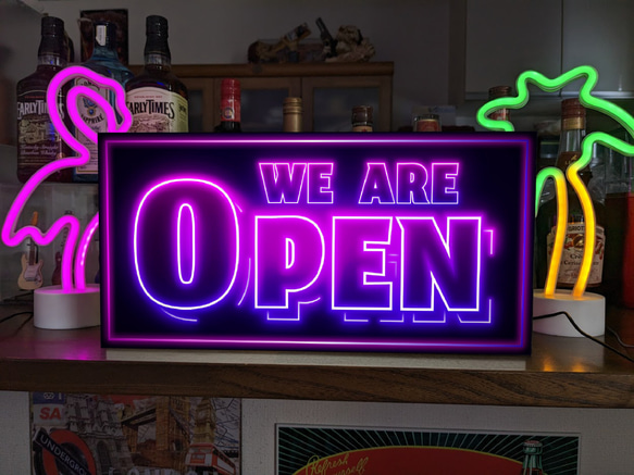 Lサイズ】オープン OPEN 営業中 開店 店舗 屋台 パーティー イベント 