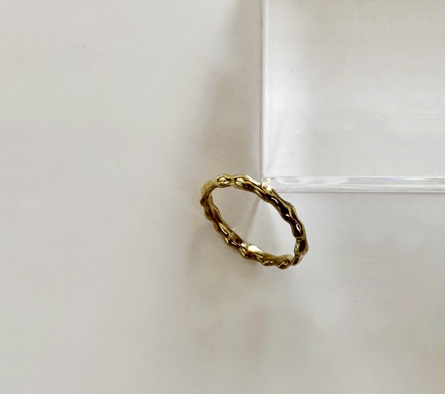 gold grain ring（18gp）