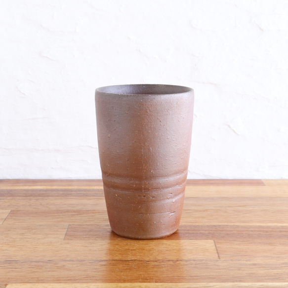 備前焼　フリーカップ【A】【陶器・コップ】 2枚目の画像