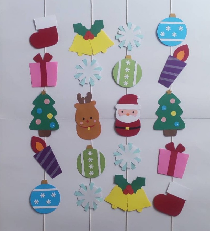 あんです。マニークリスマスガーランド