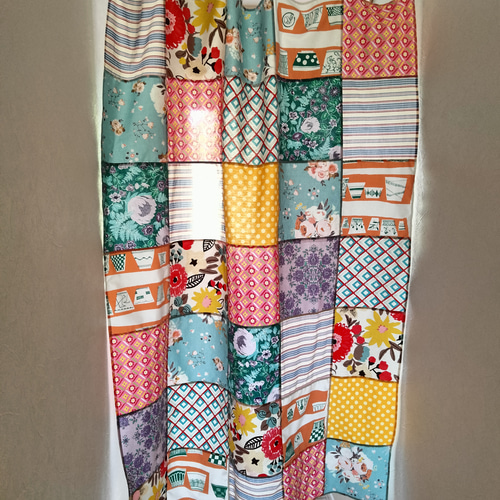 ♥カラフル♥海外インテリア♥レトロポップな♥大きめランダムパッチ