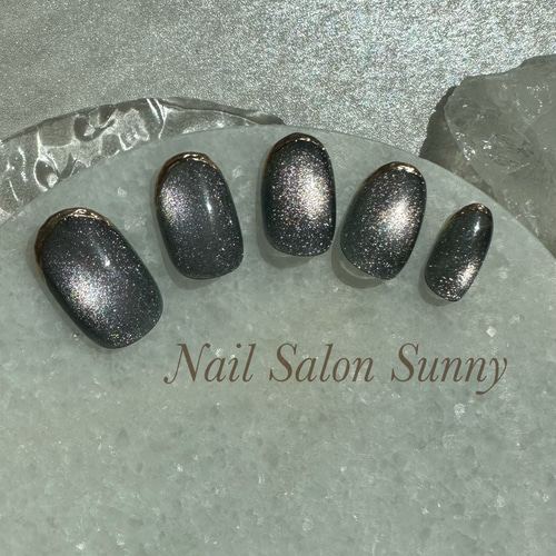 ネイルチップ＊ マグネットネイル/ビー玉マグネット/秋色ネイル/冬色