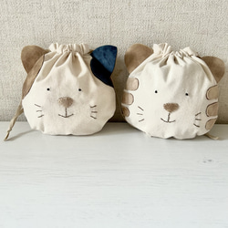三毛猫　まるい　巾着袋　ハンドメイド　猫柄 三毛猫 まるい 巾着袋 ハンドメイド 猫柄 三毛猫 まるい 巾着袋
