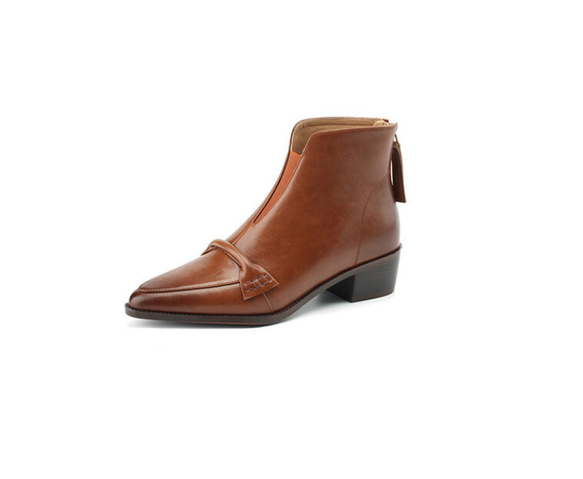 2023秋冬新品：女士真皮短靴，羊毛內襯（尺寸22-24.5cm，840日圓）免運費 第16張的照片