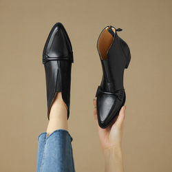 2023秋冬新品：女士真皮短靴，羊毛內襯（尺寸22-24.5cm，840日圓）免運費 第9張的照片