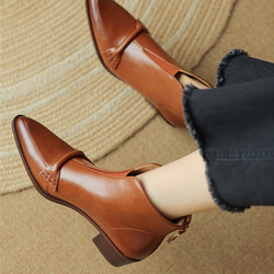 2023秋冬新品：女士真皮短靴，羊毛內襯（尺寸22-24.5cm，840日圓）免運費 第5張的照片