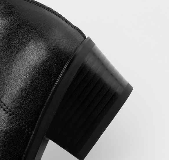 2023秋冬新品：女士真皮短靴，羊毛內襯（尺寸22-24.5cm，840日圓）免運費 第14張的照片