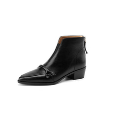 2023秋冬新品：女士真皮短靴，羊毛內襯（尺寸22-24.5cm，840日圓）免運費 第18張的照片