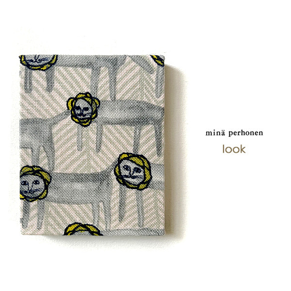 ミナペルホネン ファブリックパネル look ルック 18cm×14cm mina  