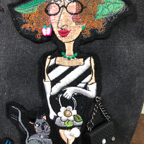 ロラライハリス刺繍トートバッグ トートバッグ kirara 通販 ロラライハリス刺繍トートバッグ トートバッグ kirara 通販