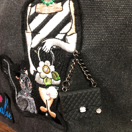 ロラライハリス刺繍トートバッグ トートバッグ kirara 通販 ロラライハリス刺繍トートバッグ トートバッグ kirara 通販