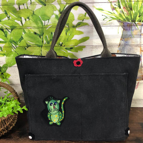 ロラライハリス刺繍トートバッグ トートバッグ kirara 通販 ロラライハリス刺繍トートバッグ トートバッグ kirara 通販