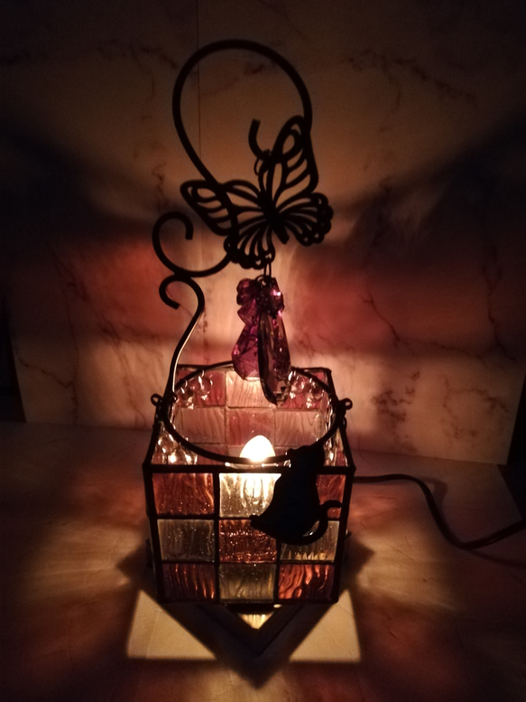 送料無料☀️ハロウィーン祭りハロウィーンをイメージしたアンティーク&ミステリアスなランプで秋の夜長を楽しんで♥️ 2枚目の画像