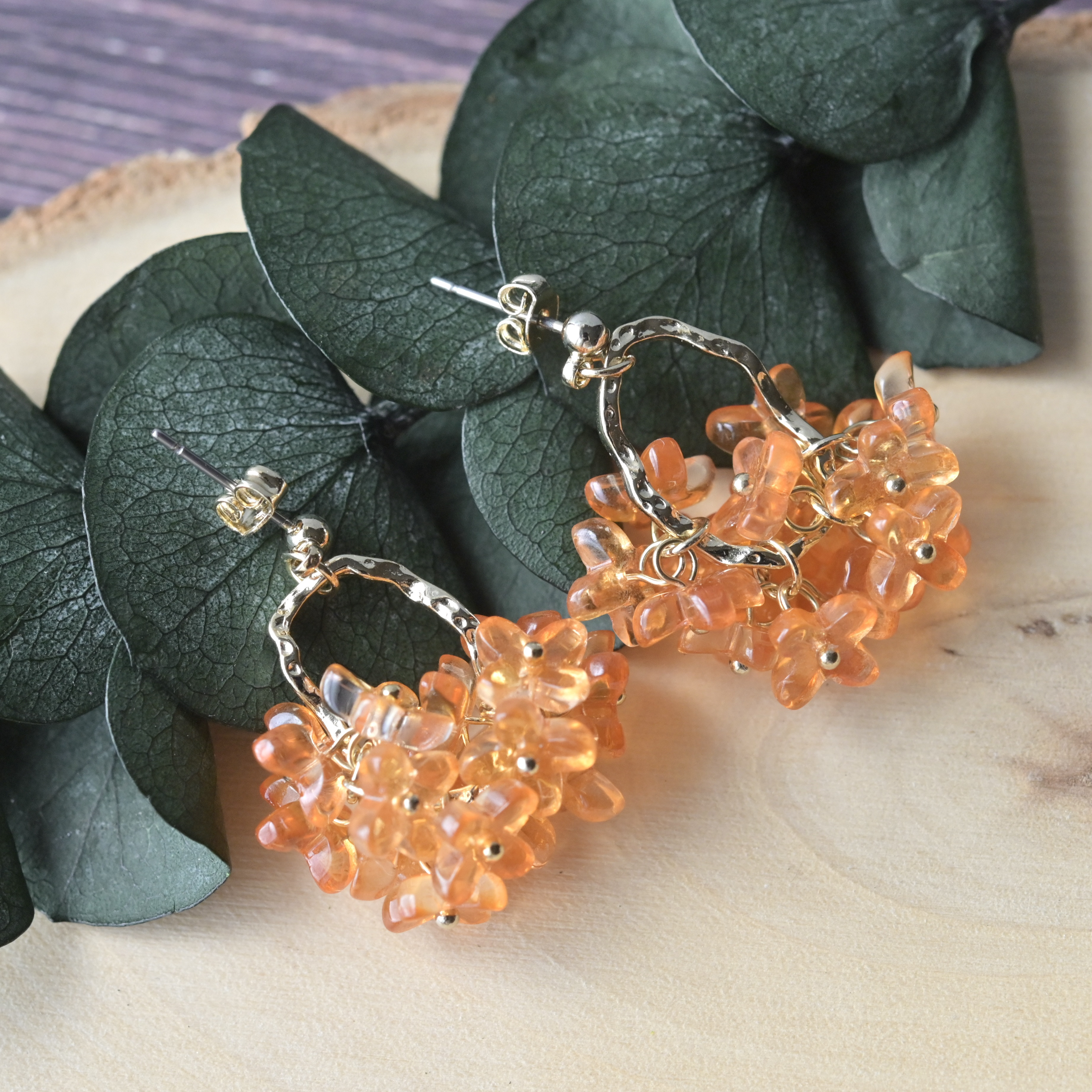 shishikui ピアス オレンジ shishikui ピアス オレンジ shishikui