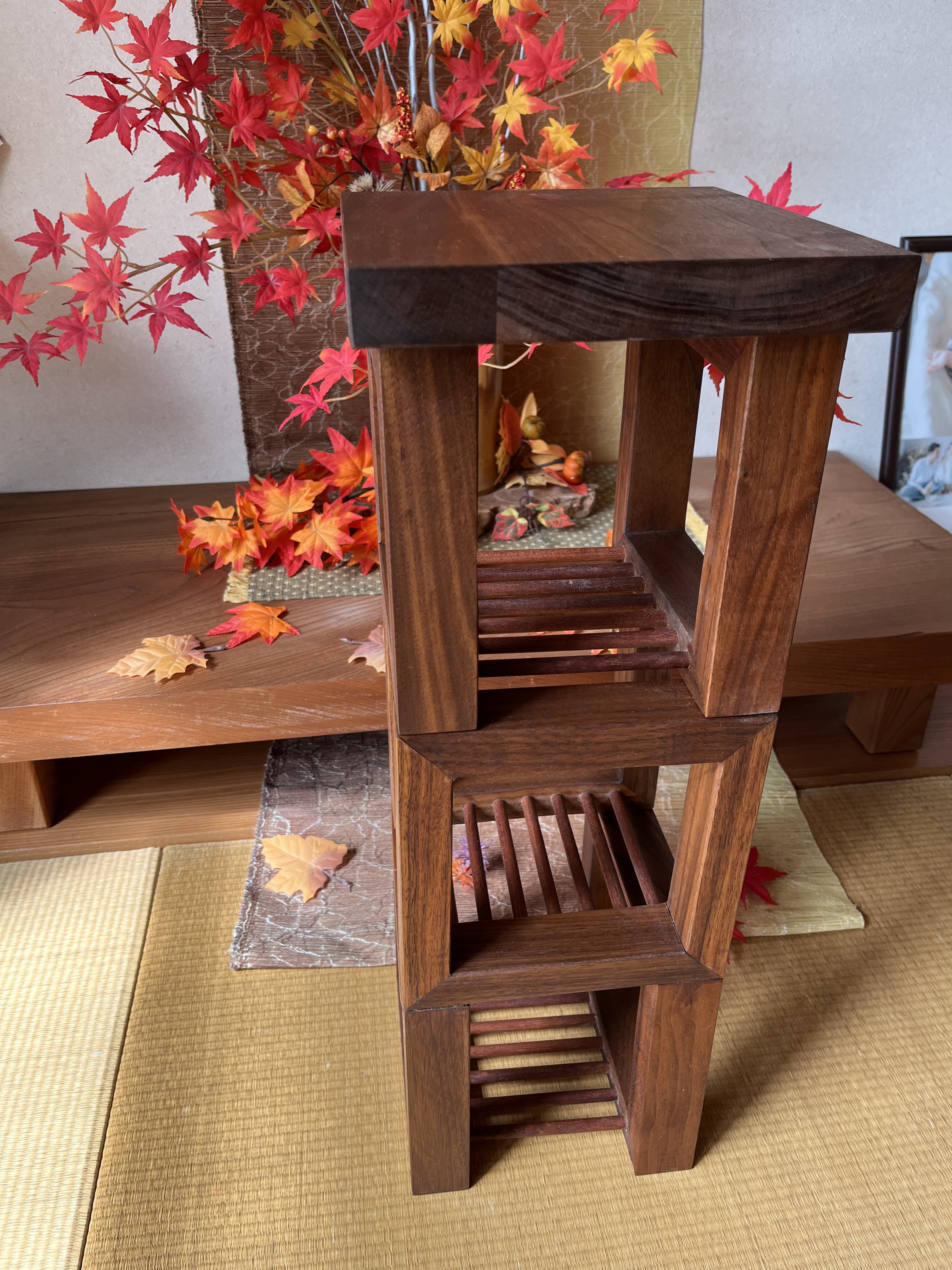 和ジアンテイストなスタンド(丸受)