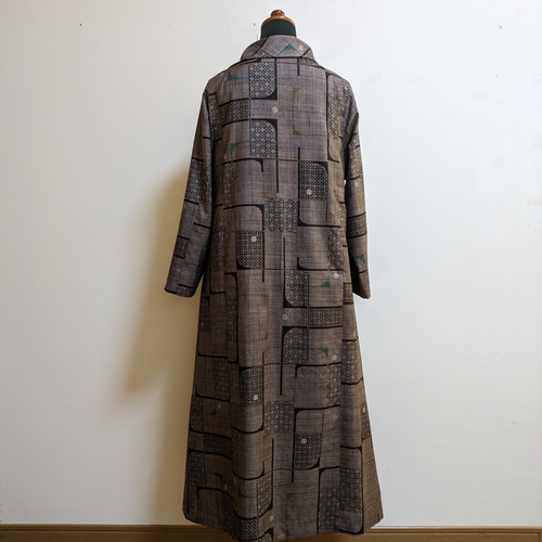 SOLD 着物リメイク ワンピース 大島紬 ワンピース さらあお 通販