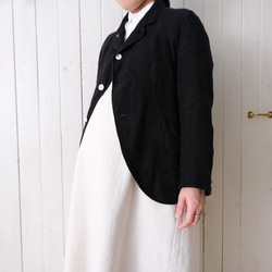 linen jacket　* chaplin JK *　black 第2張的照片