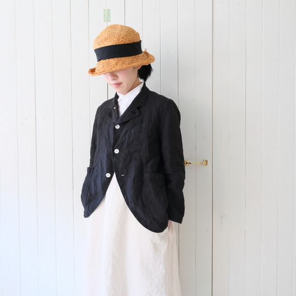 linen jacket　* chaplin JK *　black 第14張的照片