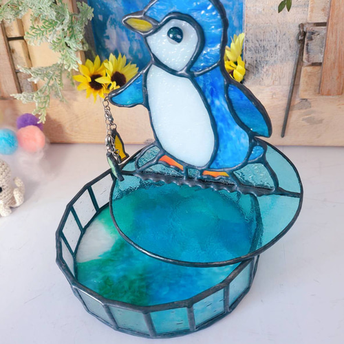 ステンドグラス　小物入れ　メルヘン ステンドグラス 小物入れ - KAORIE'S GALLERY | minne byGMOペパボ