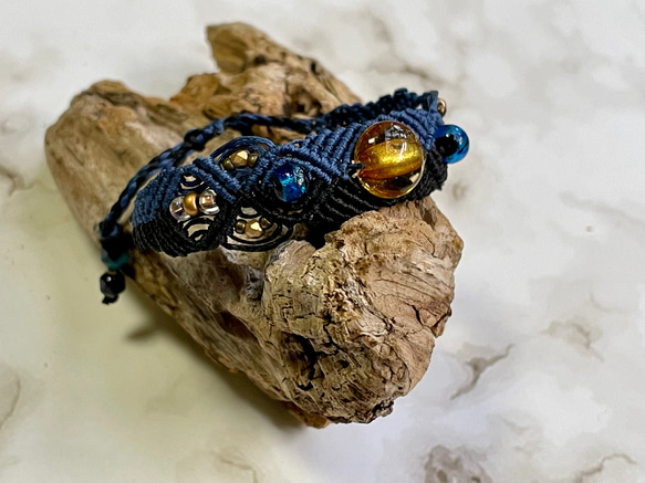 生命の夜明けブレスレット Kyanite bracelet：天然石ブレスレット 淡水パール×カイヤナイト