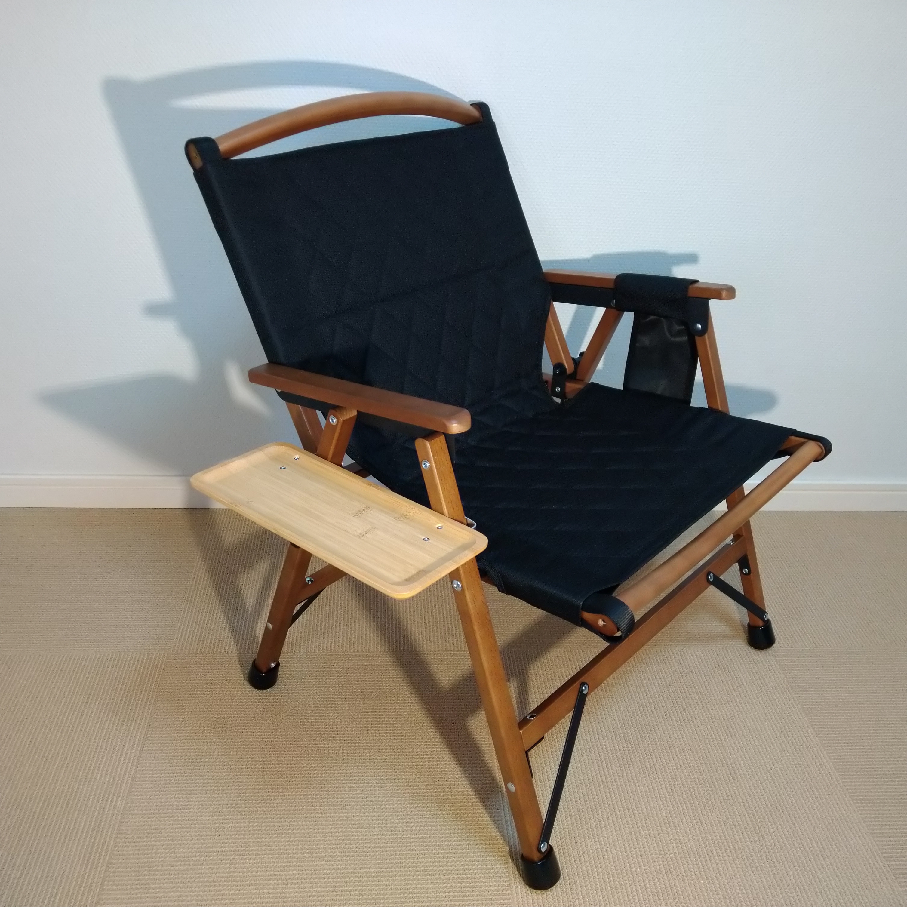 フォールディング 90x60cm 【ビーチウッド採用】 ウッドテーブル WAQ