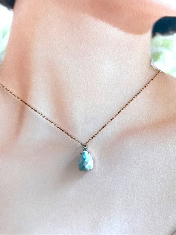 ラリマー　ペンダントトップ　お得❀２個セット imgrc0076191413.jpg