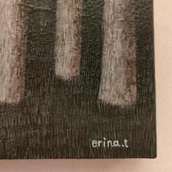 「精霊の通り道」アクリル画 F6 木製パネル 4枚目の画像