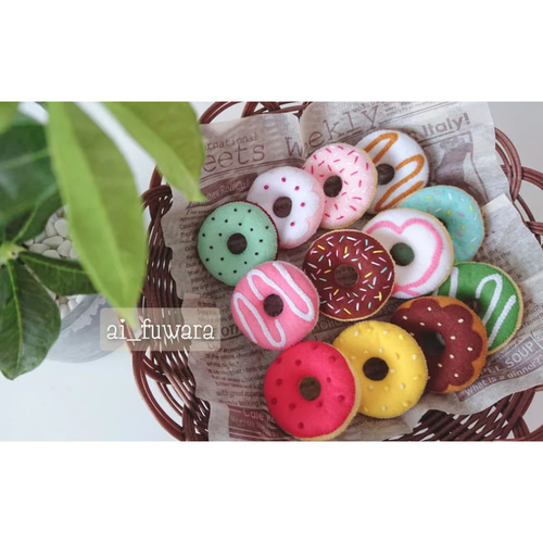 ♬*オーダー詳細ページ♬*　フェルトのおままごと☆ドーナツセット ♬*オーダー受付ページ♬* フェルトのおままごと ☆ドーナツセット☆