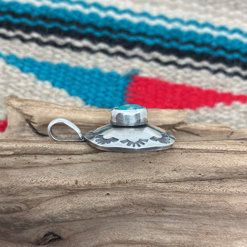 sterlingsilver ターコイズ付きアクセサリー コンチョ silver925 コンチョ コイン ターコイズ トルコ石 シルバー