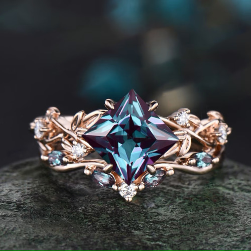 プリンセスカットリング プリンセス カット ダイヤモンド エンゲージメント リング