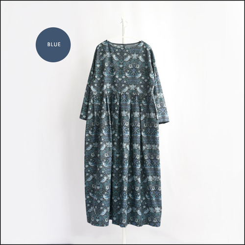 ウィリアムモリス＜いちご泥棒 STRAWBERRY THIEF＞コットン ロング