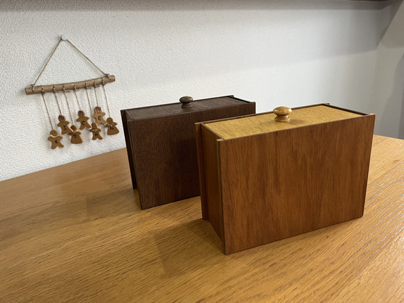 ごみ箱♪　小物入れ♪　木製 すっきりゴミ箱♬ 1枚目の画像