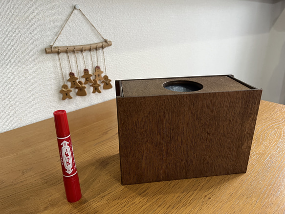 ごみ箱♪　小物入れ♪　木製 すっきりゴミ箱♬ 7枚目の画像